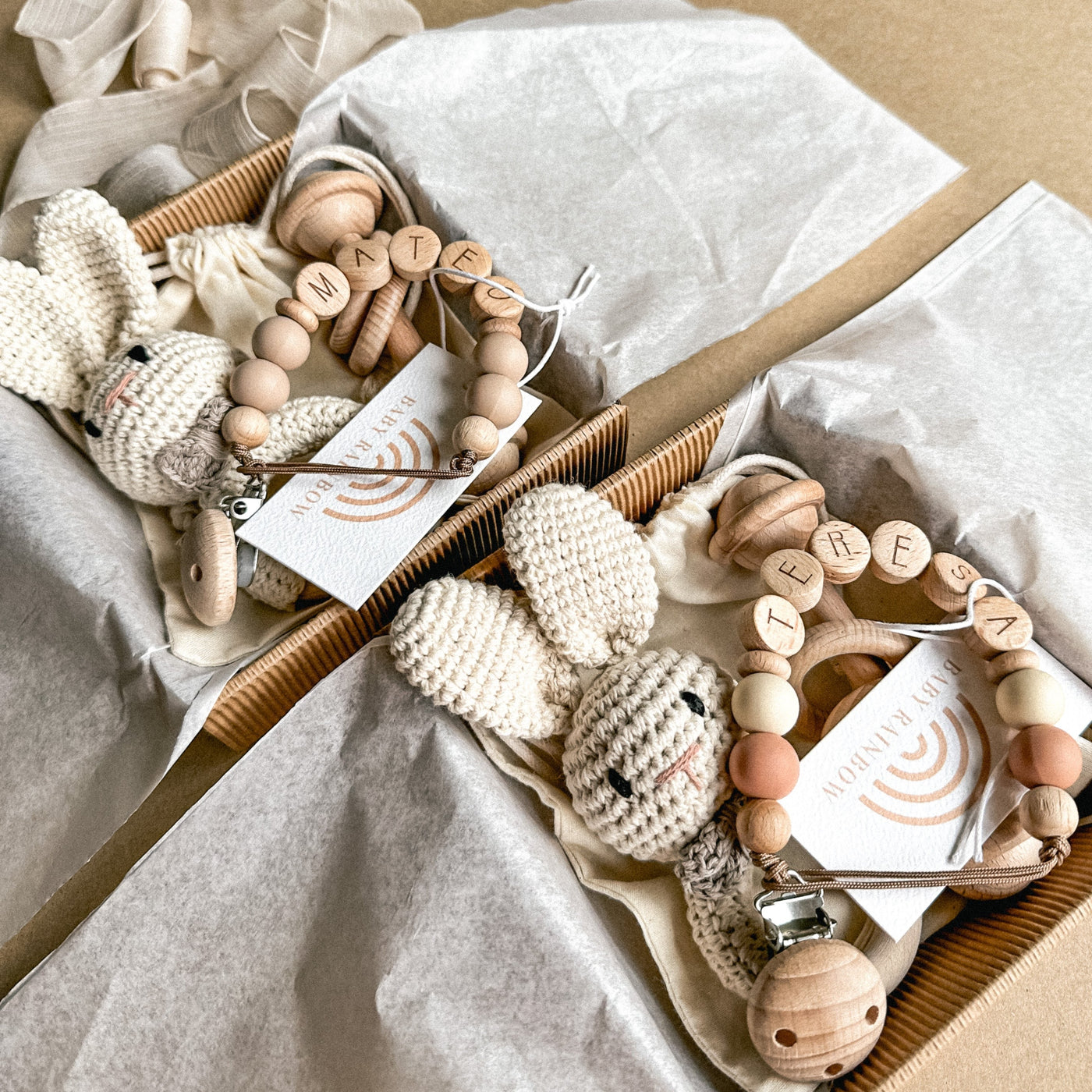 Baby Gift Box - Portaciuccio Personalizzato - Baby Gift Box - Baby Rainbow Shop - P.IVA 04847500230