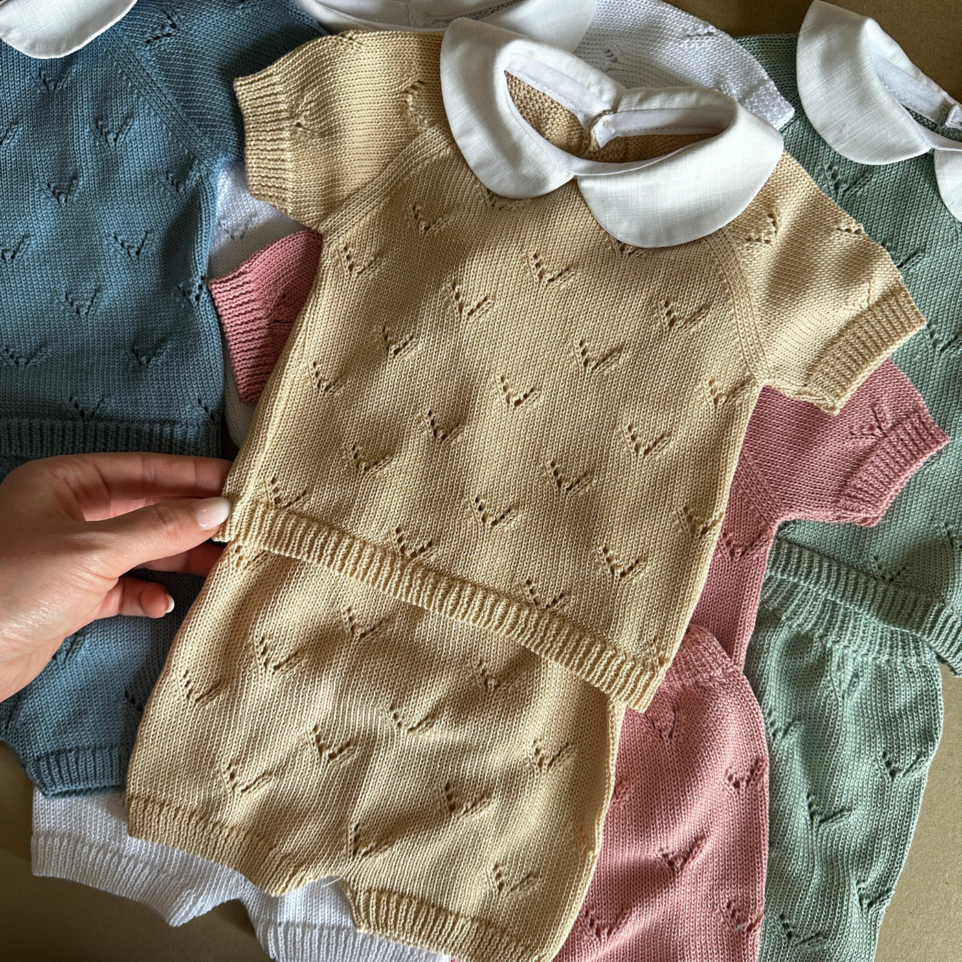 Set Bebè 3 pezzi Cotone - Baby Clothes - Baby Rainbow Shop - P.IVA 04847500230