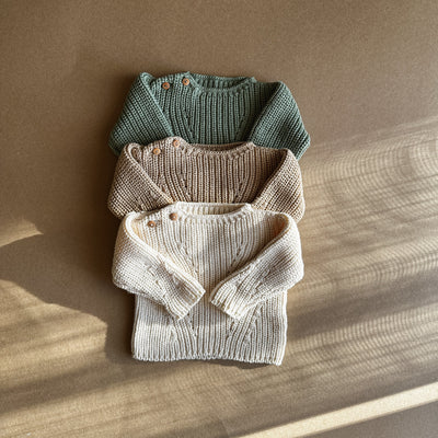 Maglione in Cotone Biologico - Baby Clothes - Baby Rainbow Shop - P.IVA 04847500230