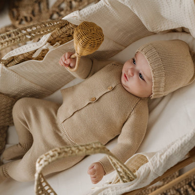 Sonaglio in Rattan con campanello - Teether & Rattle - Baby Rainbow Shop | P.IVA 04847500230