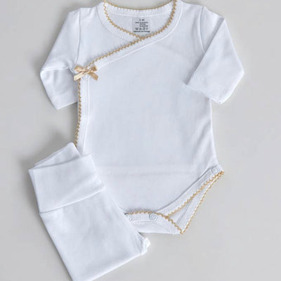 Set Body + Pantalone in Cotone Basic - Baby Clothes - Baby Rainbow Shop - P.IVA 04847500230